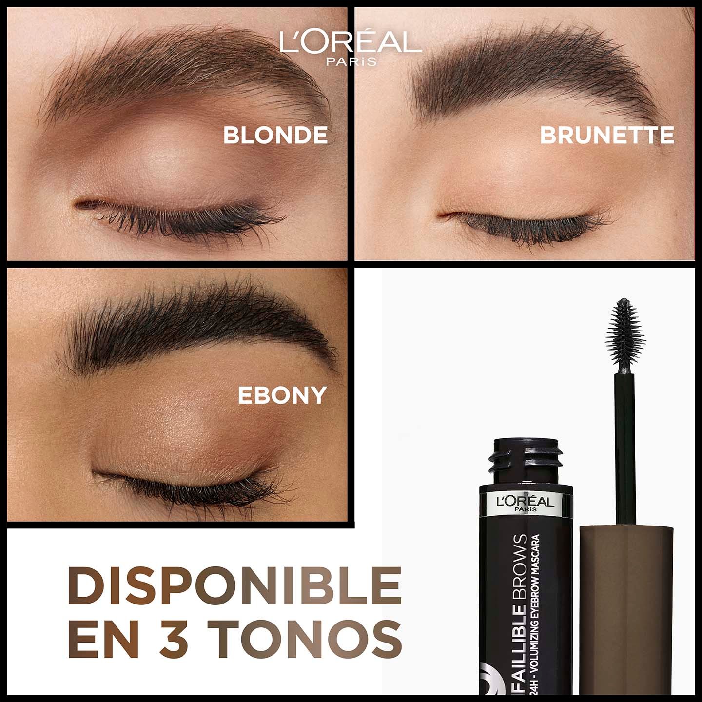 L'Oréal Paris Infallible Brow Mascara Muestras Tono